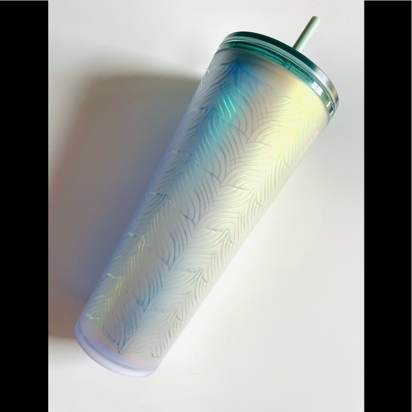 Mermaid tail soft touch tumbler